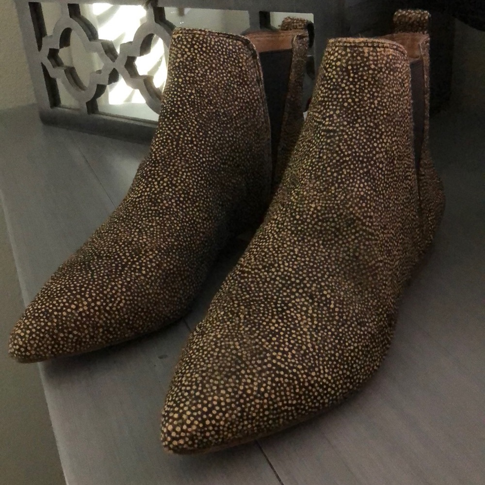 Madewell Animal Print Booties